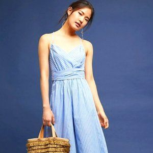 Plenty by Tracy Reese Blue & White Stripe Jumper - size 6P